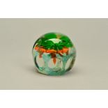 A CAITHNESS WHITEFRIARS LIMITED EDITION PAPERWEIGHT, 21/25, inscribed 'Whitefriars Forest Glory',