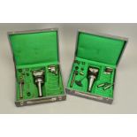 TWO CASED SETS OF HIGH QUALITY GAUGES, made in Czechoslovakia by Narex MTE Ltd for auto facing,