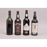 FOUR BOTTLES OF VINTAGE AND NON-VINTAGE PORT, comprising one bottle of Warre's Tercentenary 1970