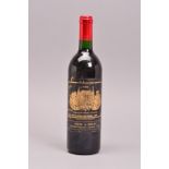 A BOTTLE OF CHATEAU PALMER MARGAUX FROM THE OUTSTANDING 1989 VINTAGE, fill level consistent for