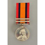 A QUEENS SOUTH AFRICA MEDAL, two bars, Wepener, Cape Colony, named to 583 Pte A. Perreira Kaffrn (