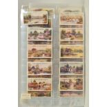 FOUR SETS OF HIGHLY COLLECTABLE CIGARETTE CARDS, comprising Lambert & Butler 'The Thames from