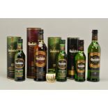 FIVE BOTTLES OF GLENFIDDICH SINGLE MALT SCOTCH WHISKY, comprising a bottle of Solera Reserve, aged