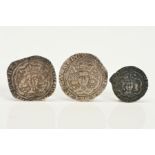 HENRY VI AND VII HAMMERED GROATS AND HALF GROAT 1422-7, Annulet Issue Calais, Rosette-Mascle Issue