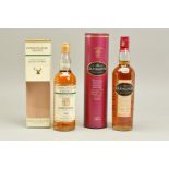TWO BOTTLES OF EXCEPTIONAL SINGLE MALT, comprising a Connoisseurs Choice Speyside Single Malt