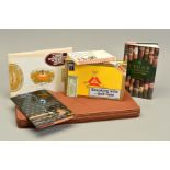 A BOX OF TWENTY FIVE MONTECRISTO NO.4 CIGARS, a Montecristo travel case, three cigar books and a