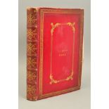 A LARGE VICTORIAN/EDWARDIAN 'CUTTINGS' SCRAPBOOK, containing eighty five pages of cuttings and