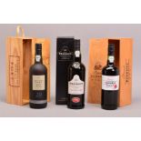 THREE BOTTLES OF PORT, comprising one bottle of Graham's LBV, bottled in 1996, one bottle of