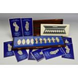 A CASED SET OF TEN LIMITED EDITION 'THE QUEEN'S BEASTS' SILVER INGOTS, in an edition of 7500 to