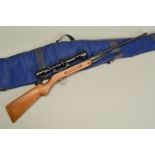 A .177'' CZECHOSLOVAKIAN MADE SPRING BREAK ACTION RIFLE, marked ZC3, it bears no makers name or