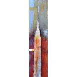American School - EMPIRE STATE BUILDING, NEW YORK - Mixed Media - 47 x 12 inches - Unsigned
