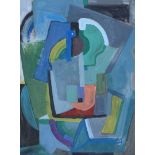 Evie Hone, HRHA - CUBIST COMPOSITION - Gouache on Board - 9.5 x 7 inches - Signed