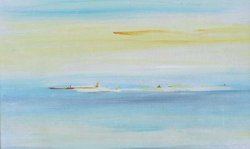 Patrick Collins, HRHA - ISLANDS - Oil on Board - 10 x 16 inches - Signed