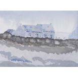 William Lindsay - THE OLD STONE COTTAGE - Watercolour Drawing - 10 x 14 inches - Unsigned