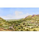 Samuel McLarnon, UWS - GLENARIFF - Watercolour Drawing - 10 x 18 inches - Signed