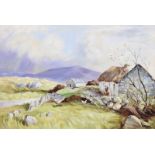 Stephen Brown - COTTAGE, DONEGAL - Oil on Canvas - 20 x 30 inches - Signed