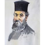 Robert D. Beattie - GENTLEMAN FROM CYPRUS - Watercolour Drawing - 11 x 9 inches - Signed