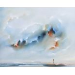 Caroline McVeigh - SEEKING - Oil on Board - 15 x 19 inches - Signed