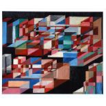 Harry Kernoff, RHA - CUBES - Oil on Board - 15 x 18 inches - Signed