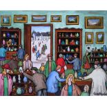 Gladys Maccabe, HRUA - THE ANTIQUE SHOP - Limitied Edition Giclee Coloured Print (113/150) - 13.5