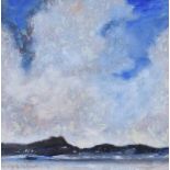 Henry McMahon - BLUE SKIES - Oil on Canvas - 10 x 10 inches - Signed