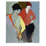 Itzchak Tarkay - HAPPY MEMORIES I - Limited Edition Coloured Lithograph (206/300) - 20 x 16 inches -