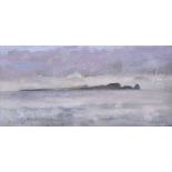 Jim Holmes - MY TORY ISLAND - Oil on Board - 7 x 14 inches - Signed