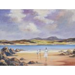 Darren Paul - SUMMER STROLL - Oil on Board - 12 x 16 inches - Signed