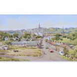 Samuel McLarnon, UWS - BALLYCASTLE - Coloured Print - 11 x 18 inches - Signed