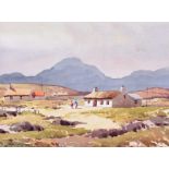 Samuel McLarnon, UWS - IN DONEGAL - Watercolour Drawing - 10 x 14 inches - Signed