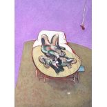 Francis Bacon - FIGURE ON A BED - Coloured Print - 20 x 15 inches - Unsigned
