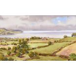 Samuel McLarnon, UWS - GLENCLOY, CARNLOUGH - Watercolour Drawing - 10 x 18 inches - Signed