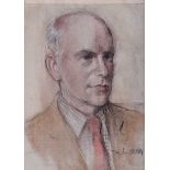 Irish School - PORTRAIT OF JOHN R. COWDY - Pastel on Paper - 15 x 10 inches - Signed