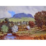 David Overend - SLEMISH, COUNTY ANTRIM - Coloured Print - 6 x 8 inches - Signed