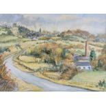 Coralie de Burgh Kinahan - THE OLD MILL - Watercolour Drawing - 11 x 15 inches - Signed