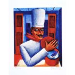 Graham Knuttel - CHEF'S SPECIAL - Limited Edition Coloured Print (3/200) - 11 x 9 inches - Signed