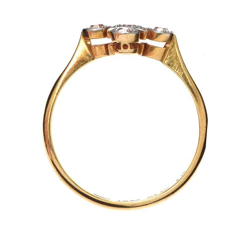 18CT GOLD DIAMOND RING - Image 3 of 3