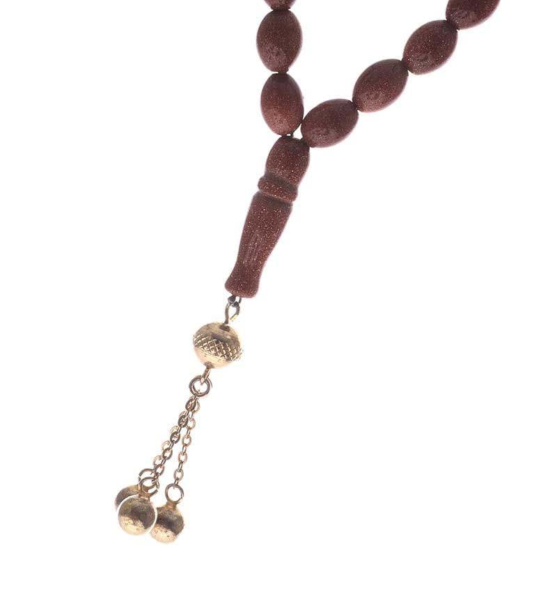 LEBANESE GOLDSTONE WORRY BEADS - Image 3 of 4