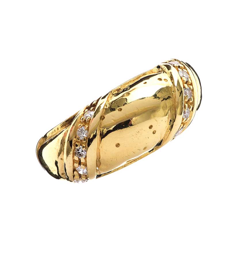 18CT GOLD DIAMOND RING