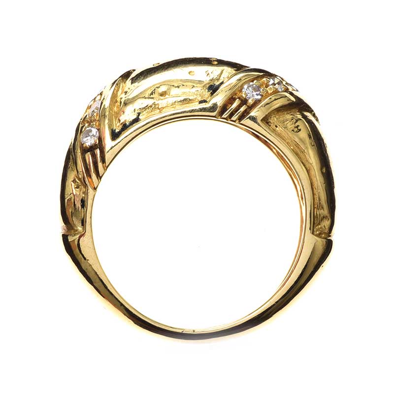 18CT GOLD DIAMOND RING - Image 3 of 3