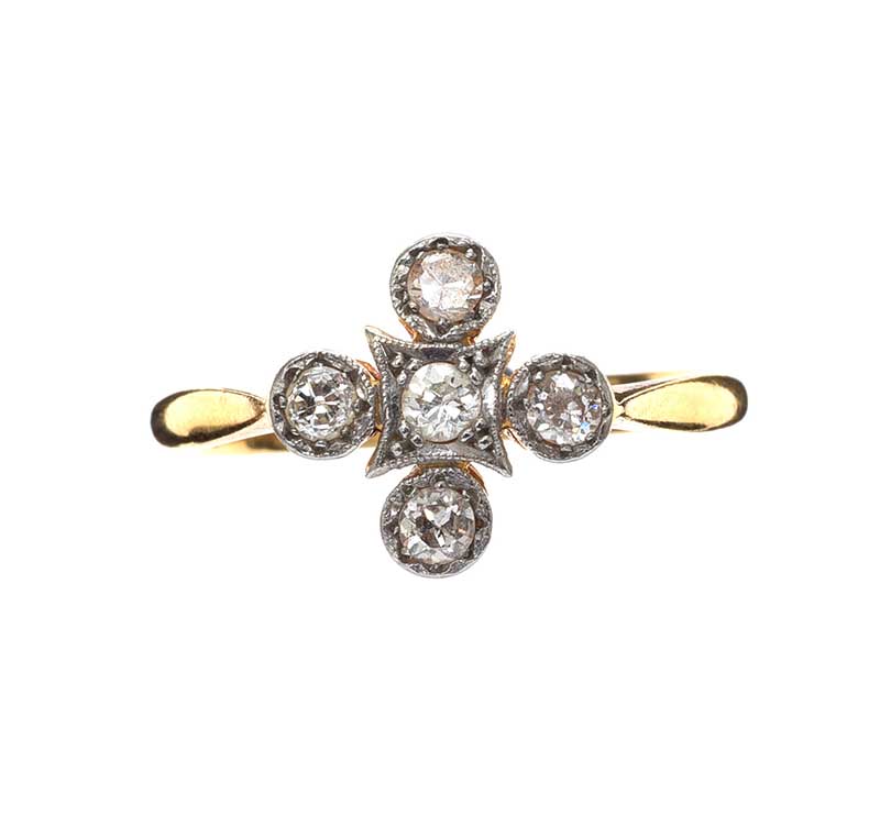 18CT GOLD DIAMOND RING