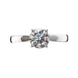 18CT WHITE GOLD DIAMOND RING