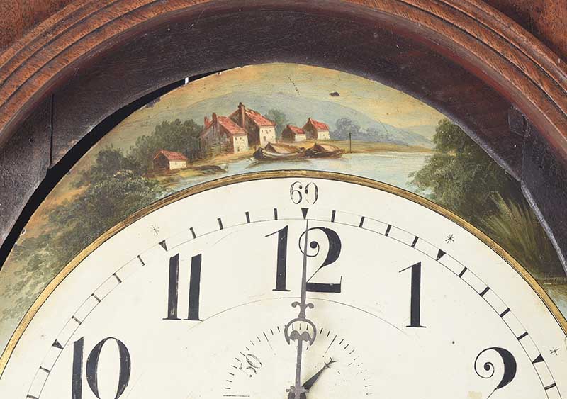 MAHOGANY LONGCASE CLOCK - Image 6 of 8