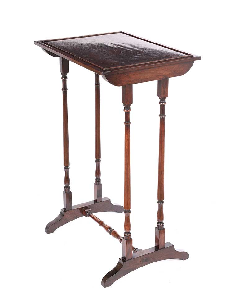 ANTIQUE MAHOGANY LAMP TABLE - Image 2 of 4