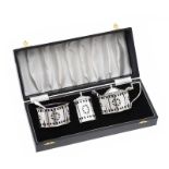 SILVER CONDIMENT SET