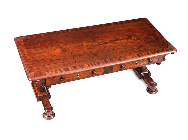 WILLIAM IV MAHOGANY COFFEE TABE - Image 4 of 8