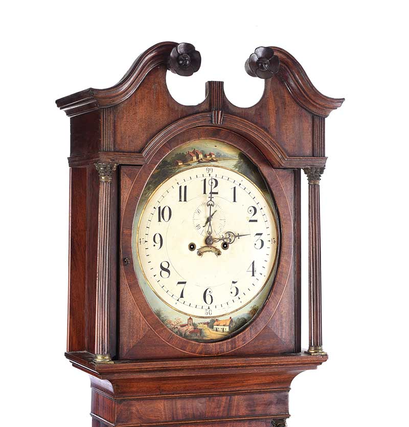 MAHOGANY LONGCASE CLOCK - Image 2 of 8