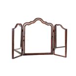 ANTIQUE MAHOGANY DRESSING TABLE MIRROR