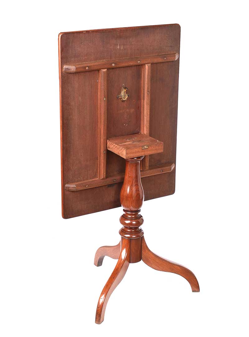 VICTORIAN SNAP TOP LAMP TABLE - Image 6 of 7