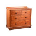VICTORIAN MAHOGANY CHEST OF DRAWERS